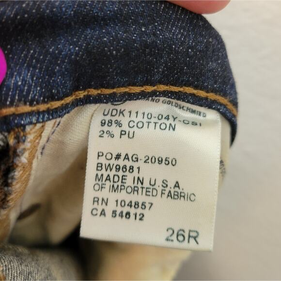 AG ADRIANO GOLDSCHMIED Stilt Cigarette Leg Jeans Size 26 - Picture 9 of 10